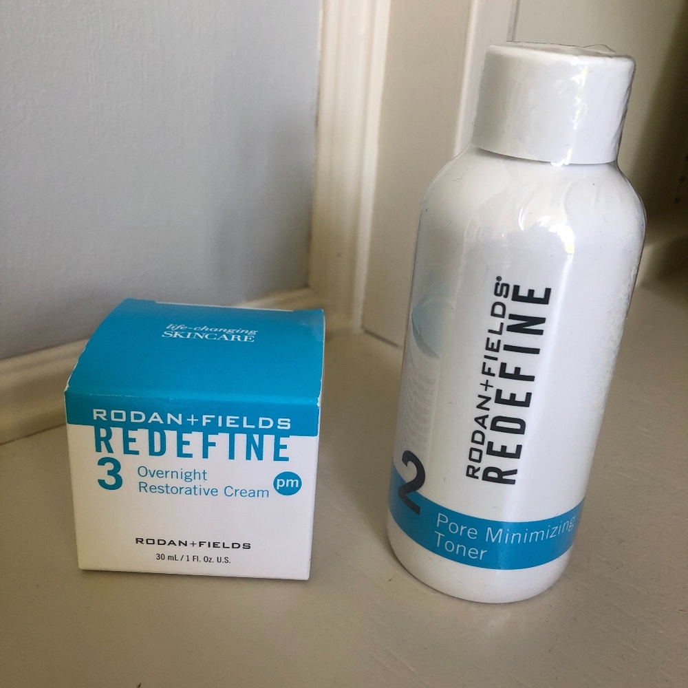 Rodan + Fields Redefine Toner and Overnight Cream